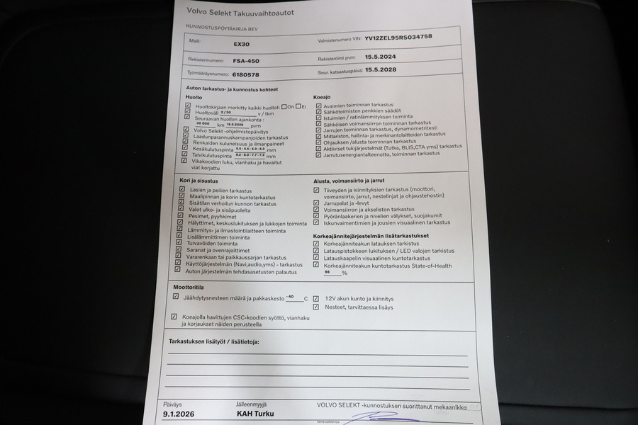 Volvo EX30 vaihtoauto