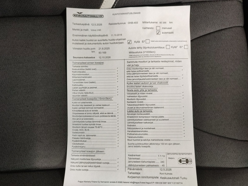 Volvo V40 vaihtoauto