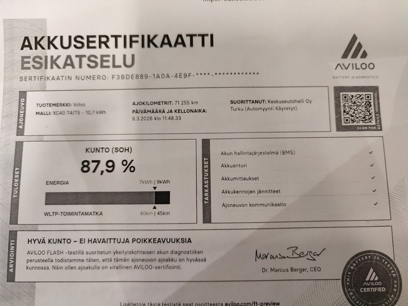 Volvo XC40 vaihtoauto