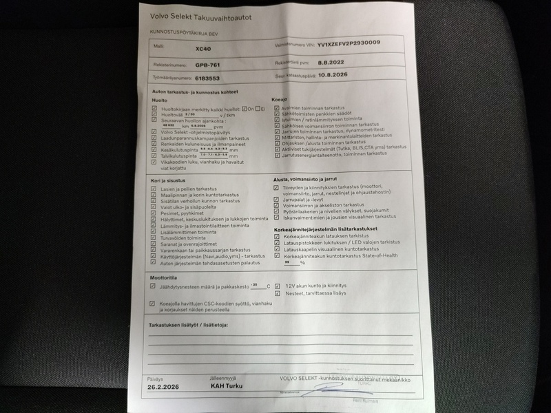 Volvo XC40 vaihtoauto