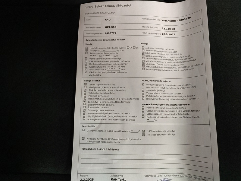 Volvo C40 vaihtoauto
