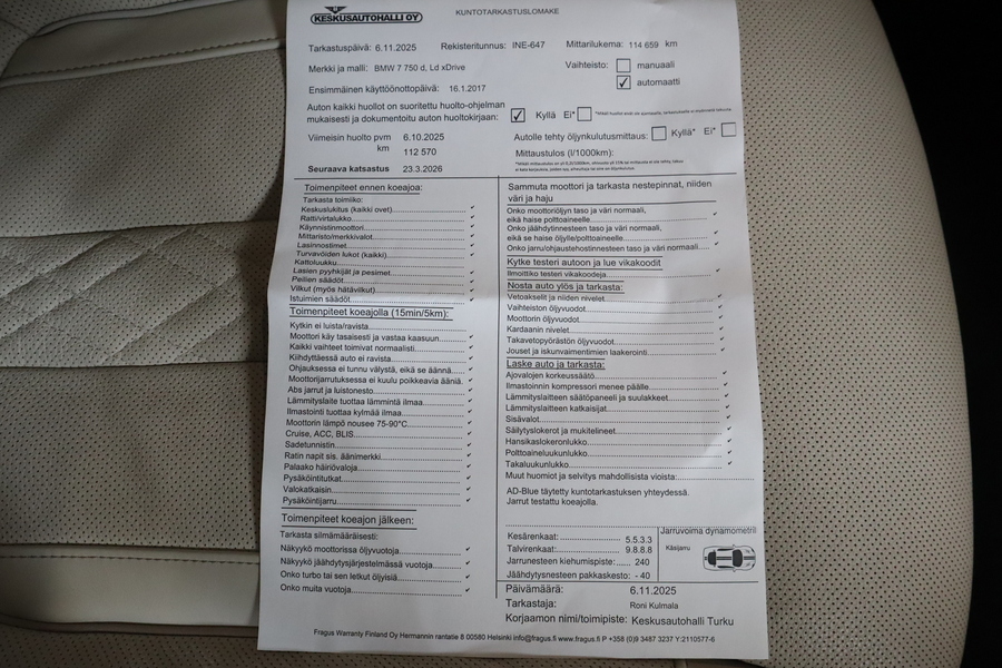 BMW 750 vaihtoauto