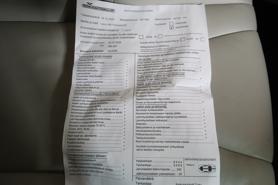 Volvo V40 vaihtoauto