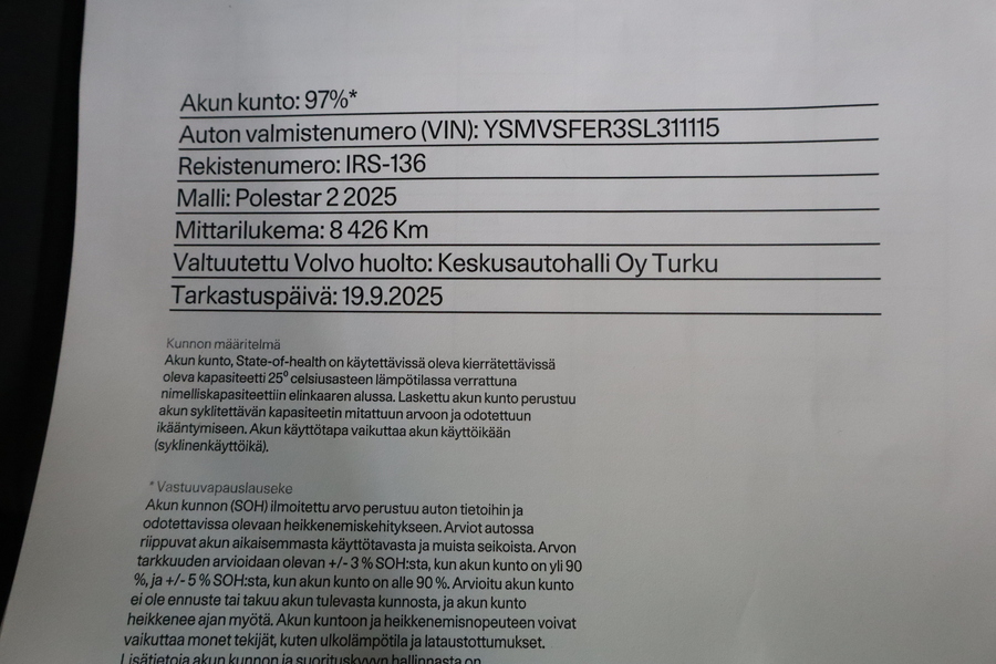 Polestar 2 vaihtoauto