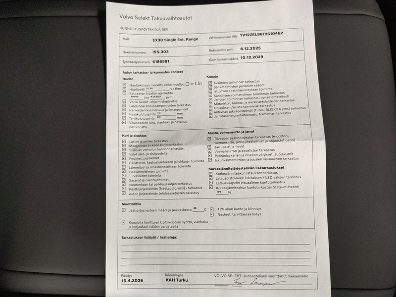 Volvo EX30 vaihtoauto