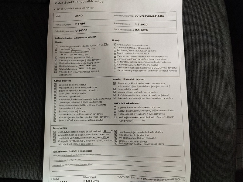Volvo XC40 vaihtoauto