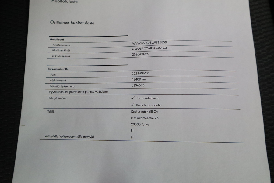 Volkswagen Golf vaihtoauto