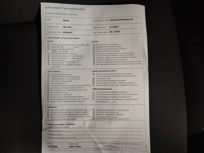 Volvo XC40 vaihtoauto