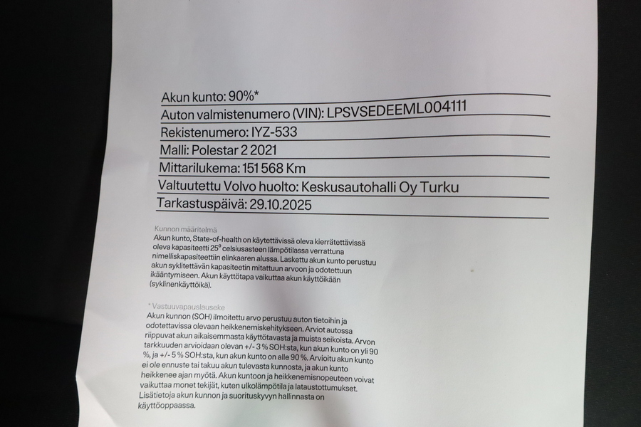 Polestar 2 vaihtoauto