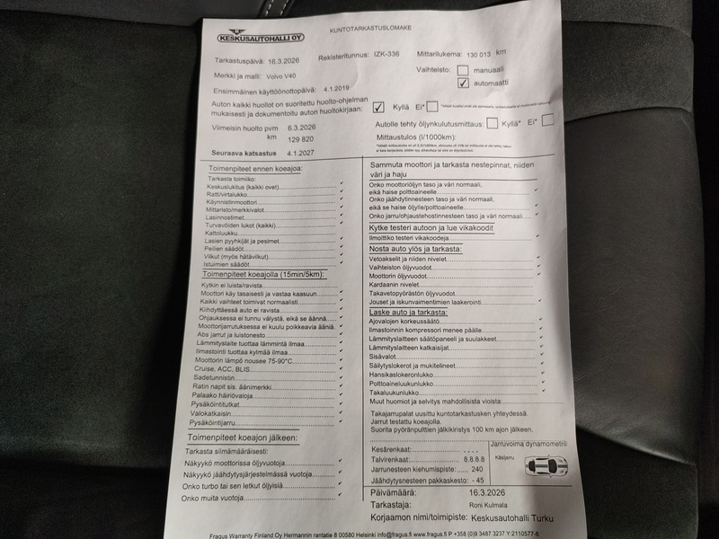 Volvo V40 vaihtoauto