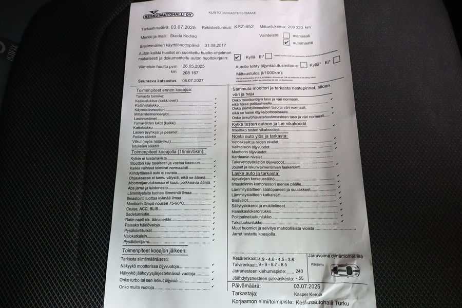 Skoda Kodiaq vaihtoauto