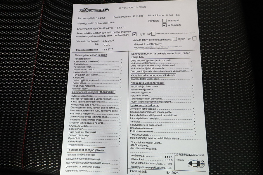 Volkswagen T-Roc vaihtoauto