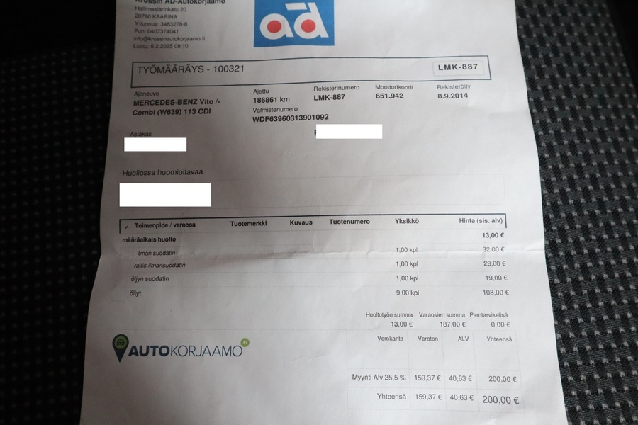 Mercedes-Benz Vito vaihtoauto