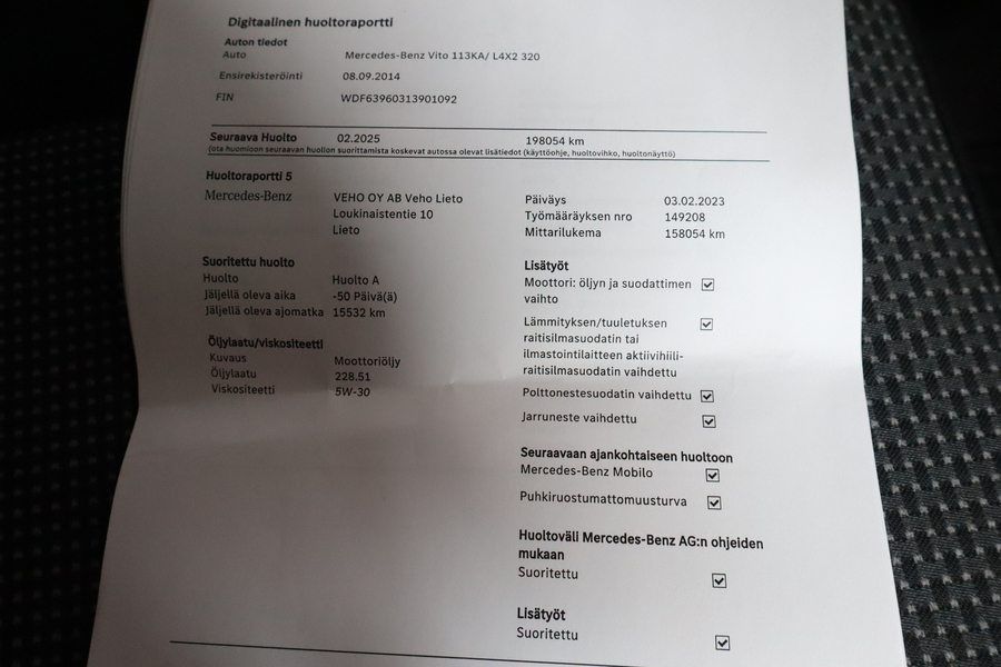 Mercedes-Benz Vito vaihtoauto