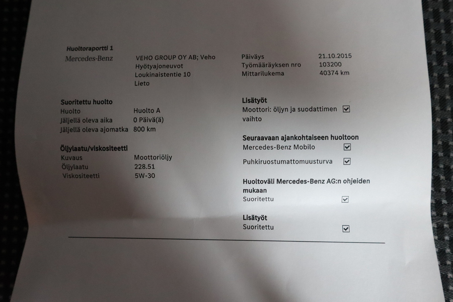 Mercedes-Benz Vito vaihtoauto