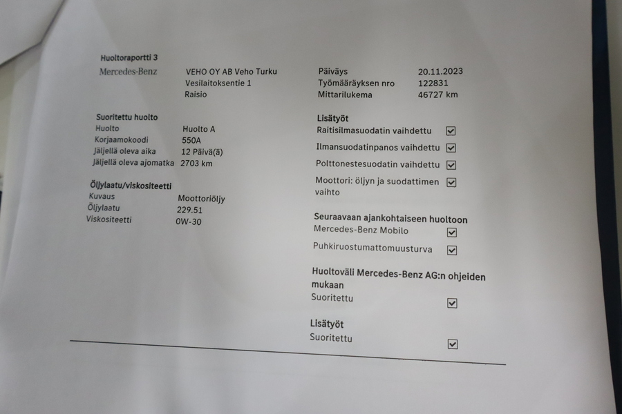 Mercedes-Benz C vaihtoauto