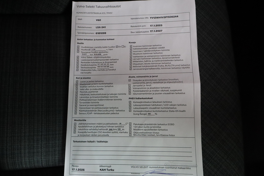 Volvo V60 vaihtoauto