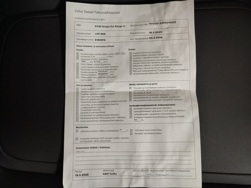 Volvo EX30 vaihtoauto