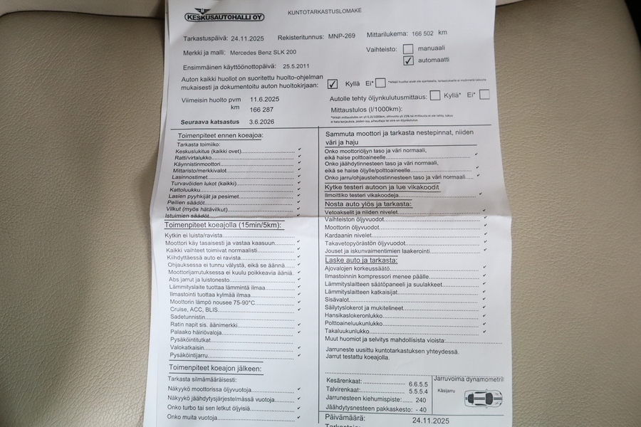 Mercedes-Benz SLK vaihtoauto