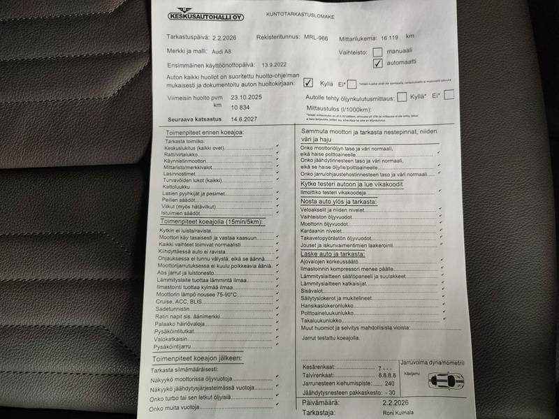 Audi A8 vaihtoauto