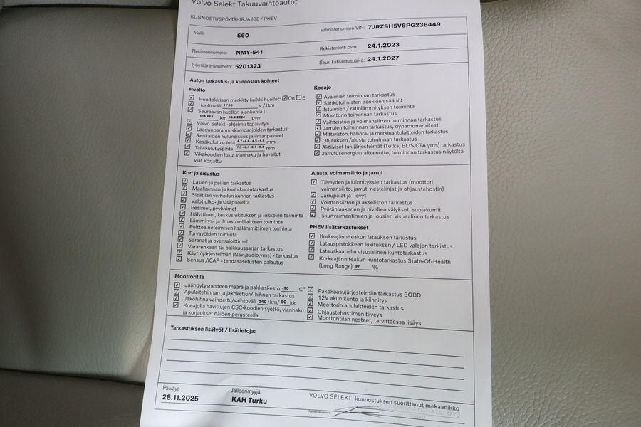 Volvo S60 vaihtoauto