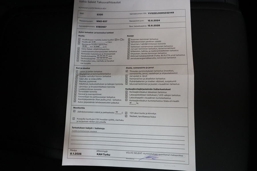 Volvo EX30 vaihtoauto