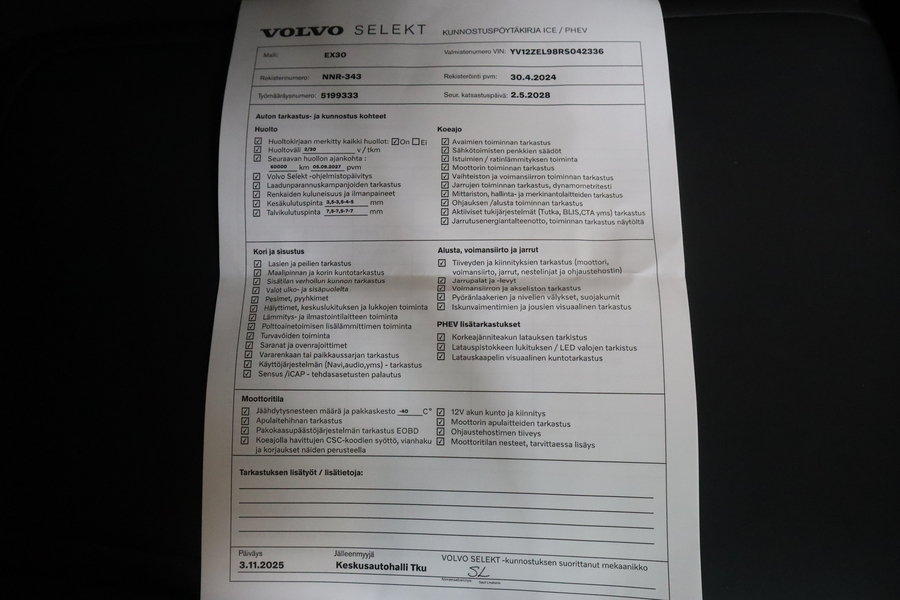 Volvo EX30 vaihtoauto