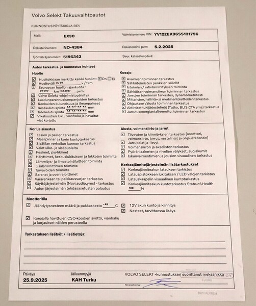 Volvo EX30 vaihtoauto