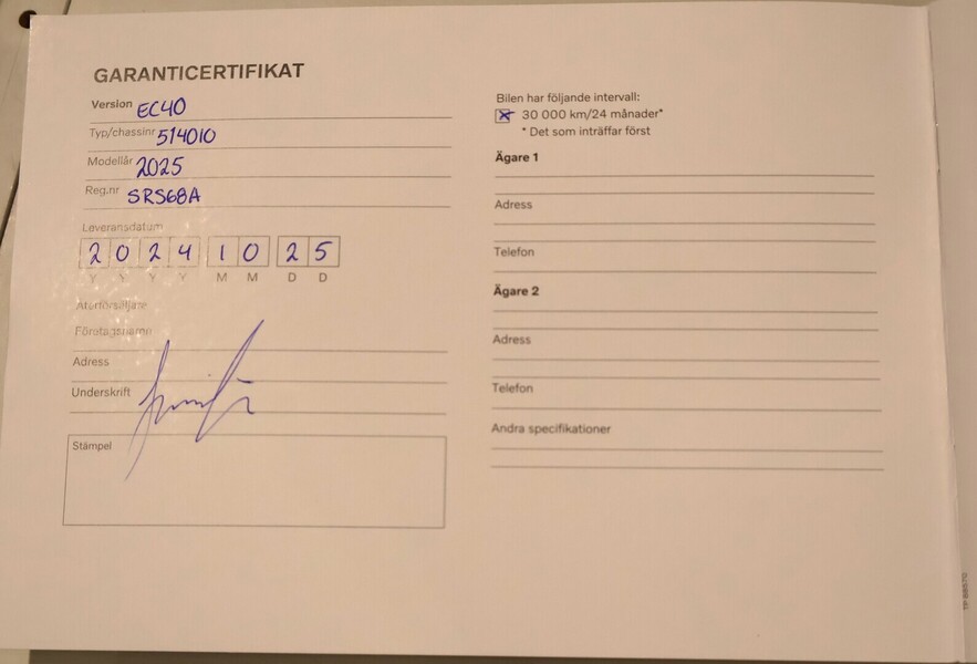 Volvo EX40 vaihtoauto