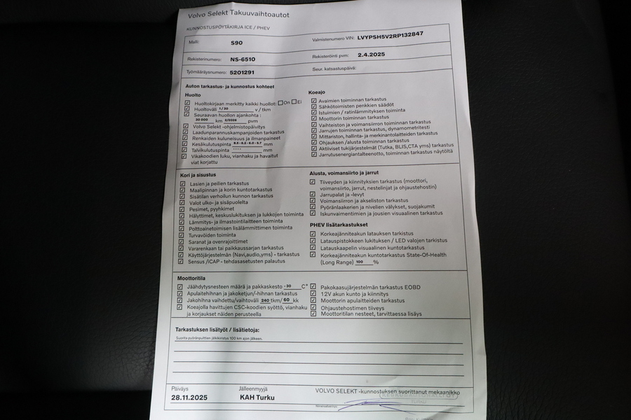 Volvo S90 vaihtoauto