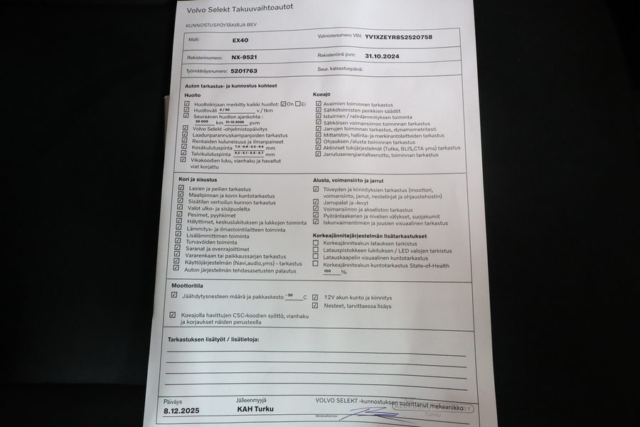 Volvo EX40 vaihtoauto