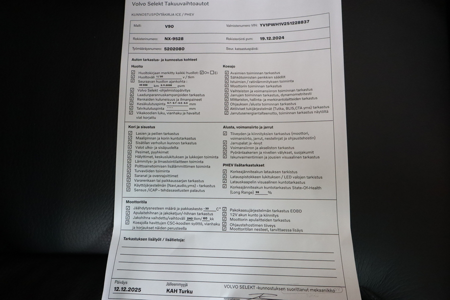 Volvo V90 vaihtoauto