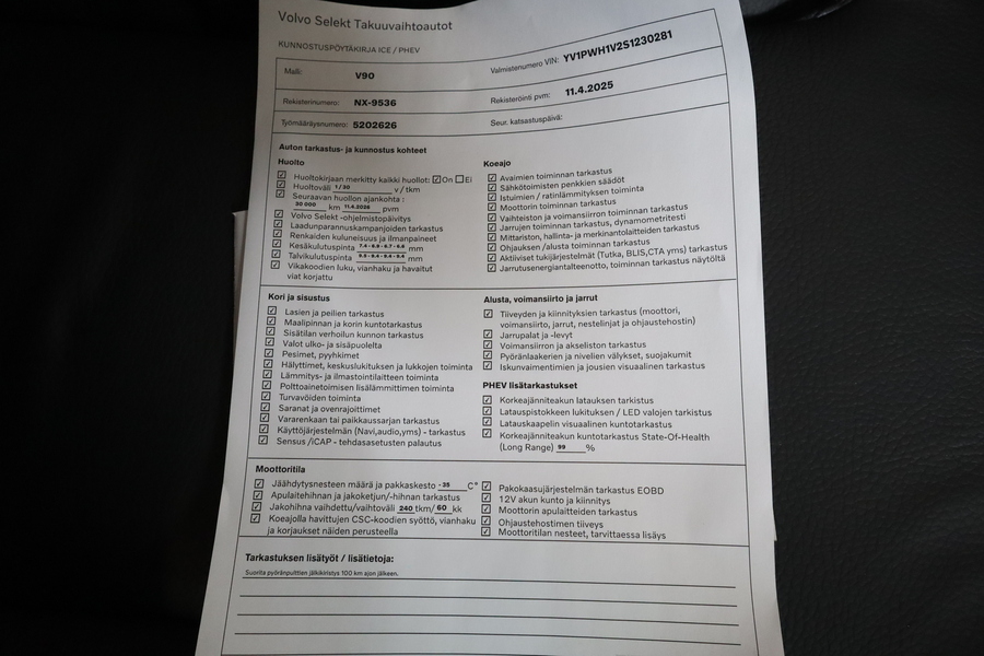 Volvo V90 vaihtoauto