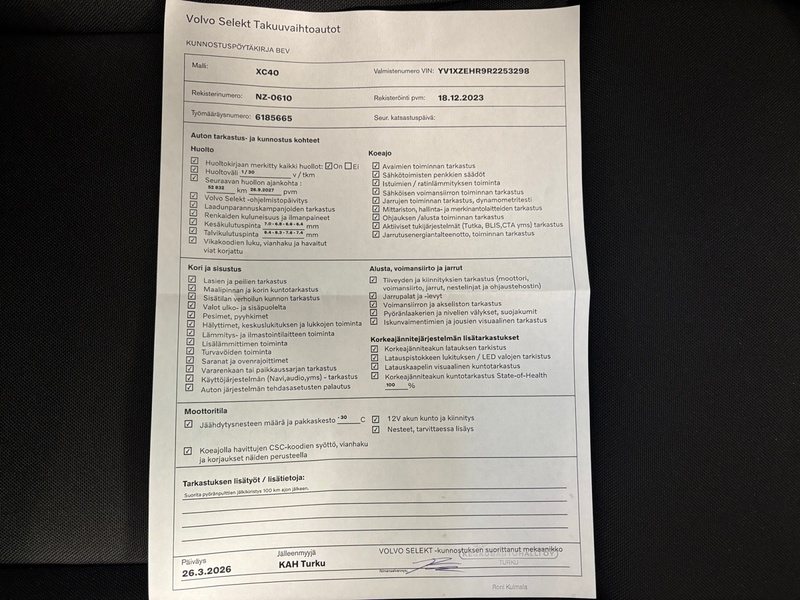 Volvo XC40 vaihtoauto