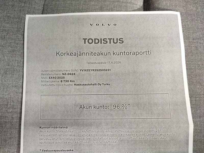 Volvo EX40 vaihtoauto