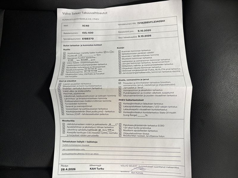 Volvo XC40 vaihtoauto