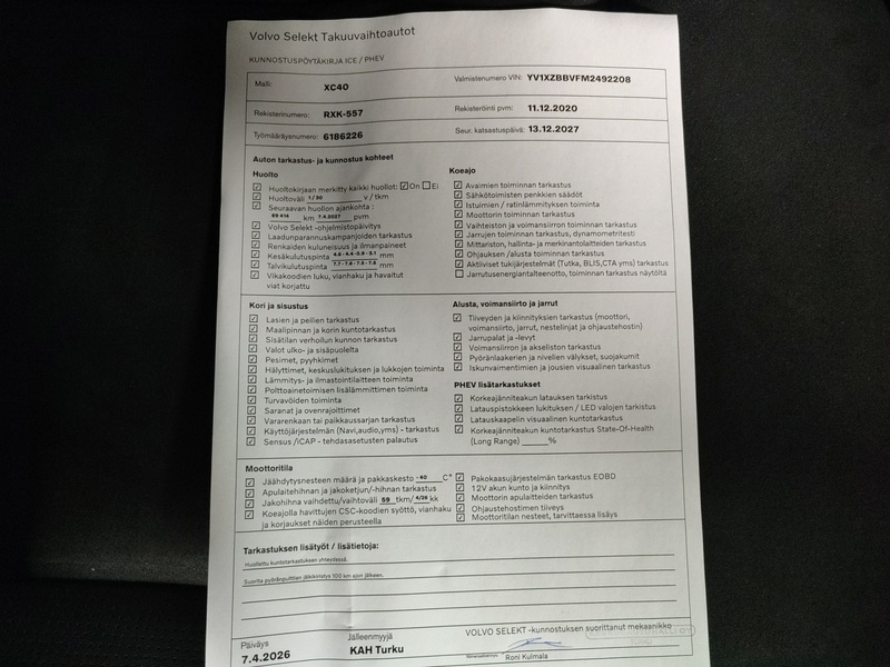 Volvo XC40 vaihtoauto