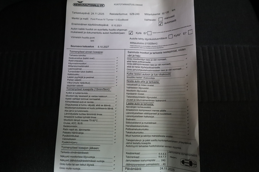 Ford Focus vaihtoauto