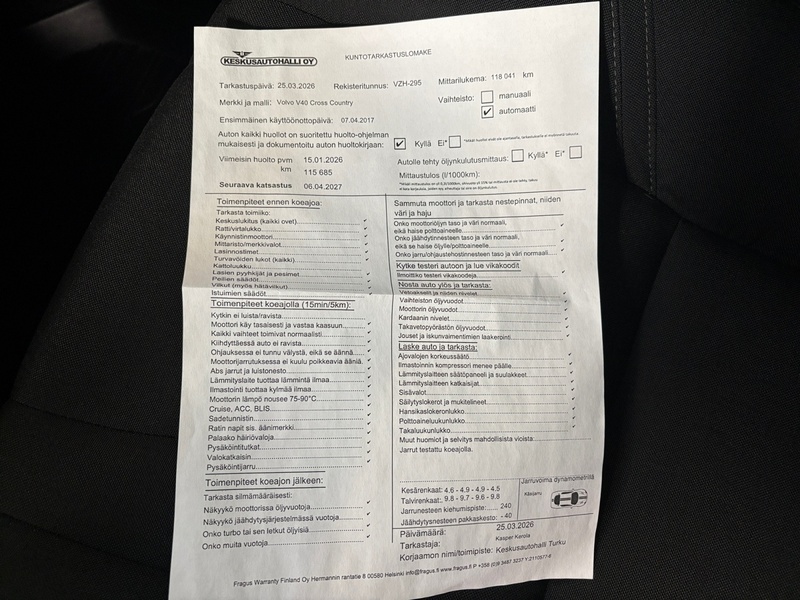 Volvo V40 Cross Country vaihtoauto