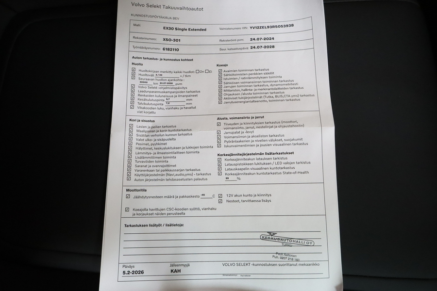 Volvo EX30 vaihtoauto