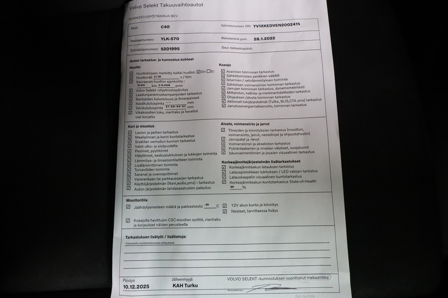 Volvo C40 vaihtoauto