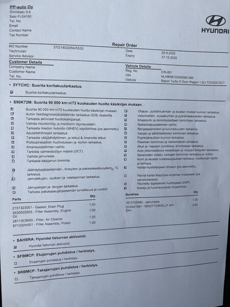 Hyundai Bayon vaihtoauto