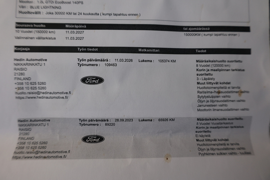 Ford Ecosport vaihtoauto