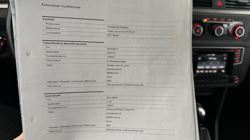 Volkswagen Caddy vaihtoauto