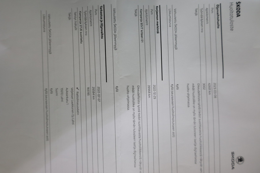 Skoda Octavia vaihtoauto