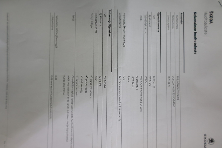 Skoda Octavia vaihtoauto