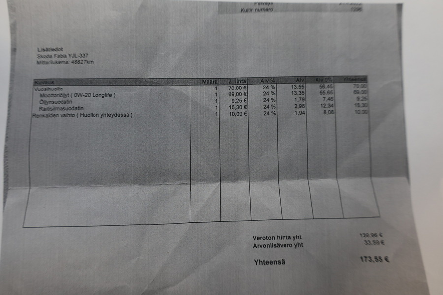 Skoda Fabia vaihtoauto