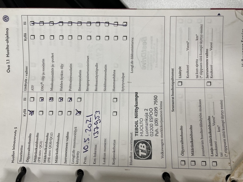 Volkswagen Passat vaihtoauto