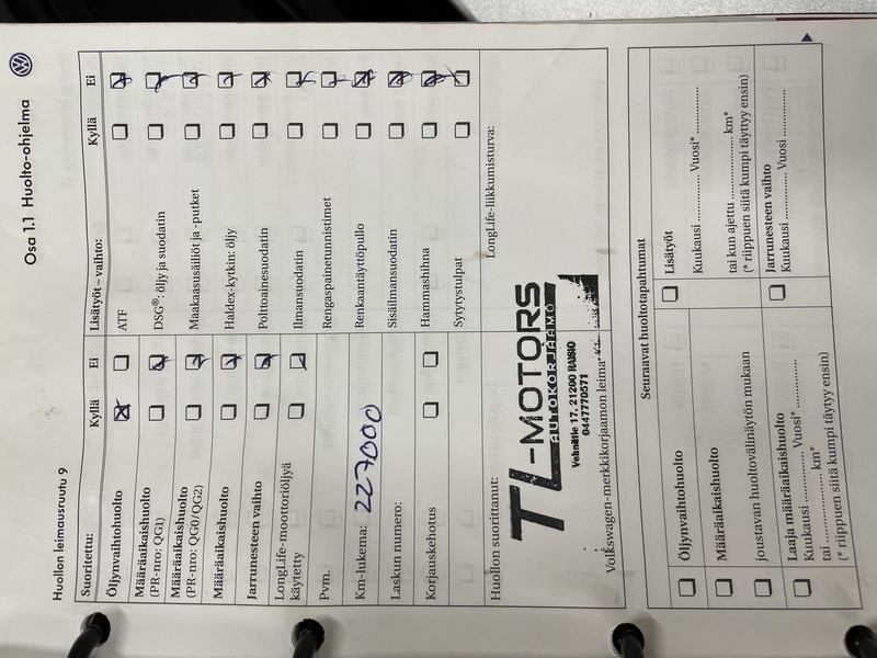 Volkswagen Passat vaihtoauto