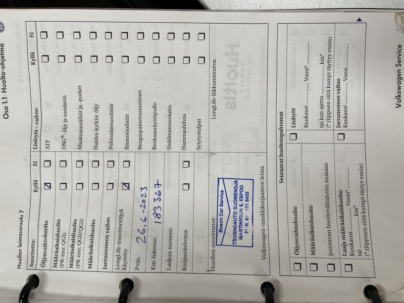 Volkswagen Passat vaihtoauto